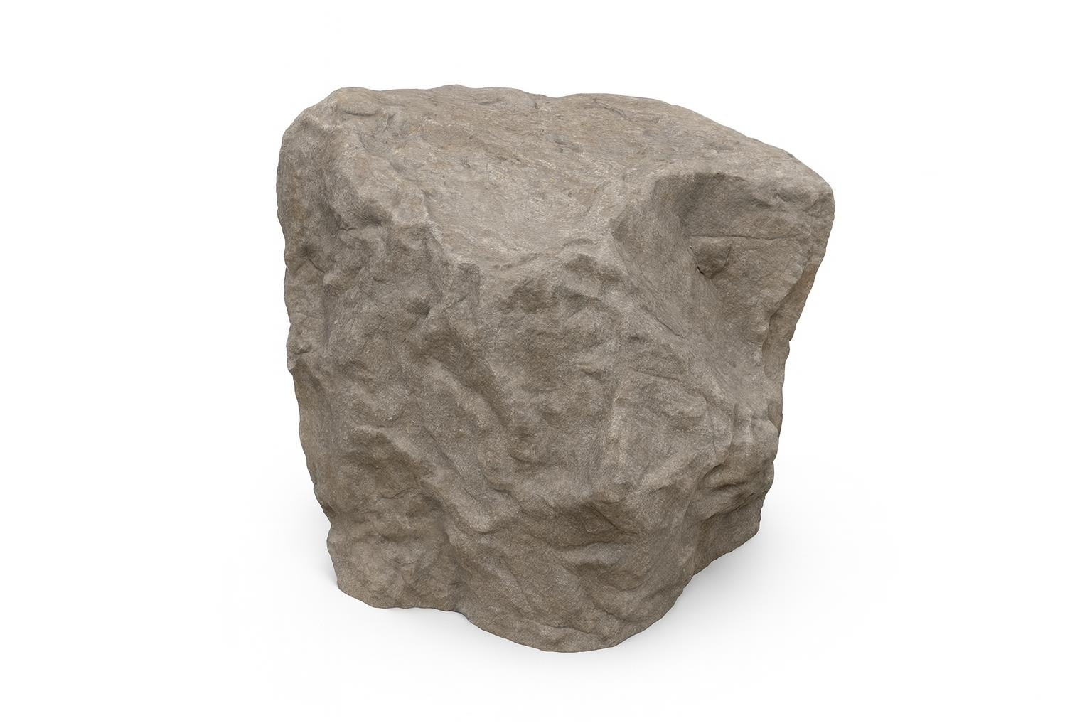 Giant's Chair Climbing Boulder natural rock-like structure with varied climbing faces and children playing outdoors