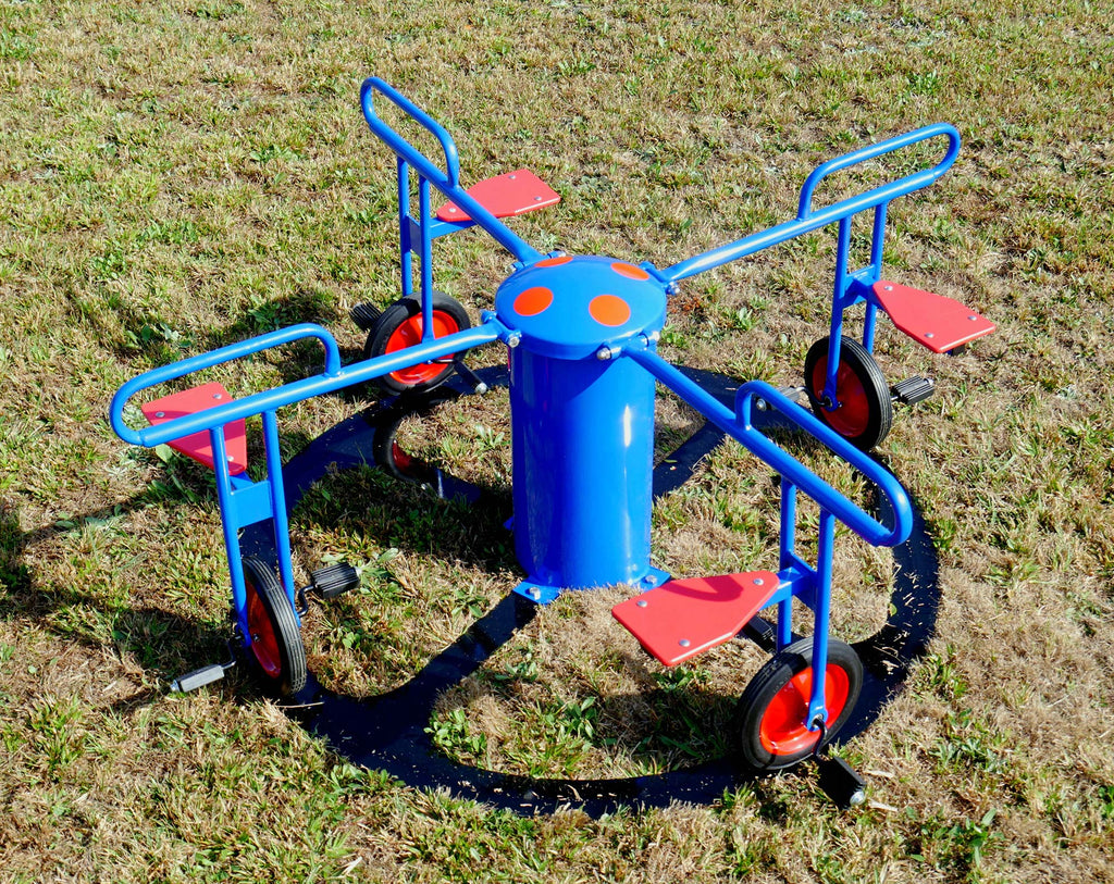 Infinity Cycle Inground Play Rider | Bouncer | WillyGoat Playgrounds