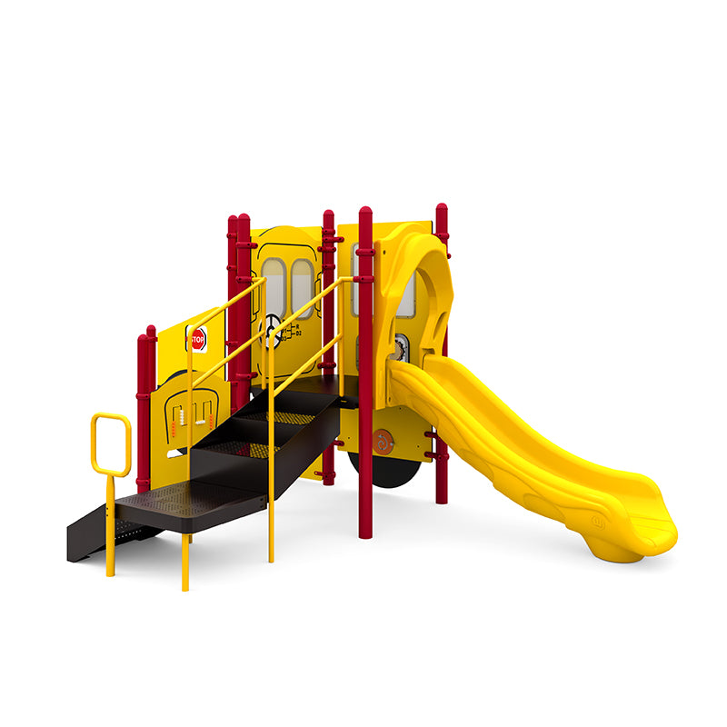 KidzBus School Bus with Slide | WillyGoat Playgrounds