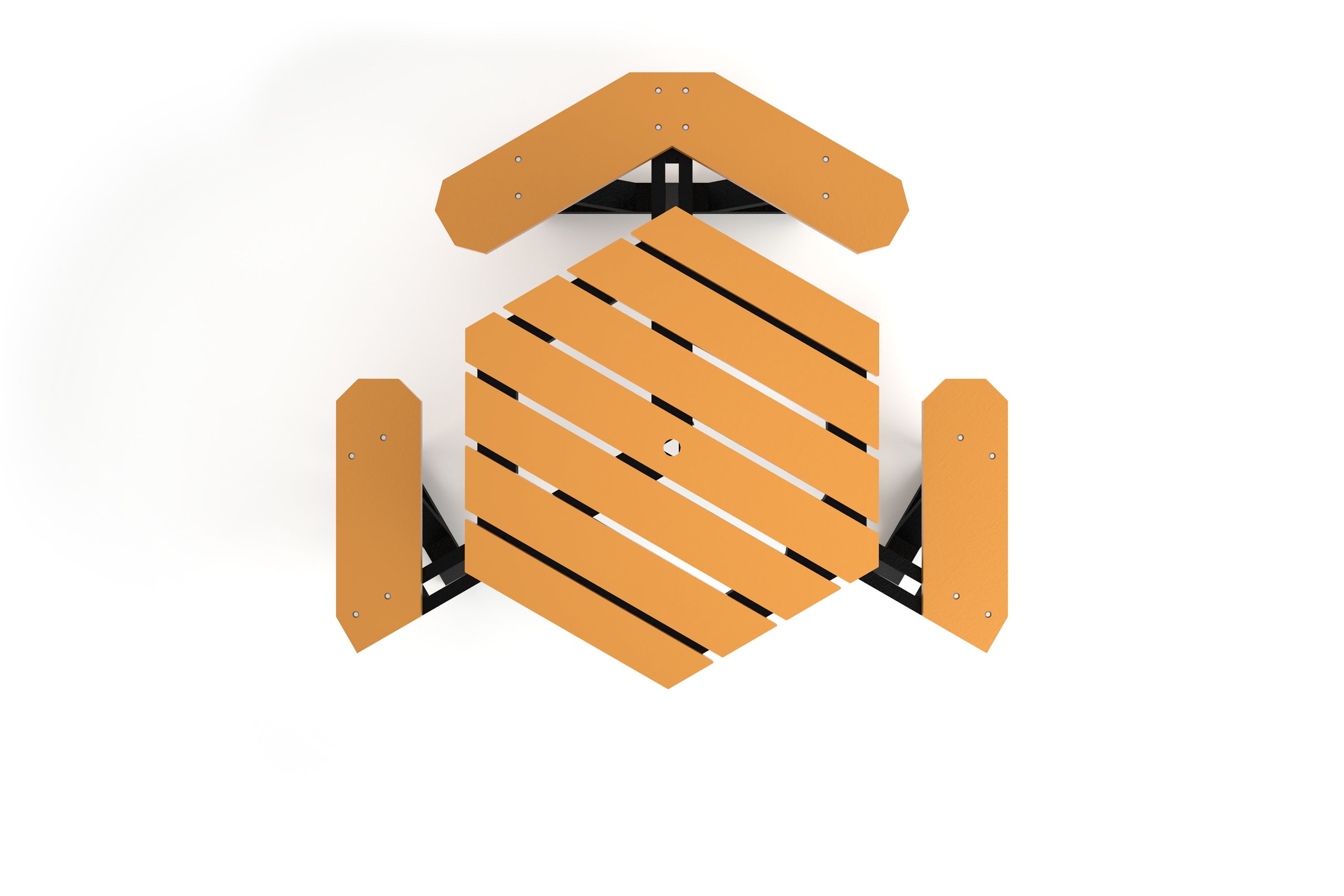 Hex Recycled Plastic Picnic Table | WillyGoat Playgrounds