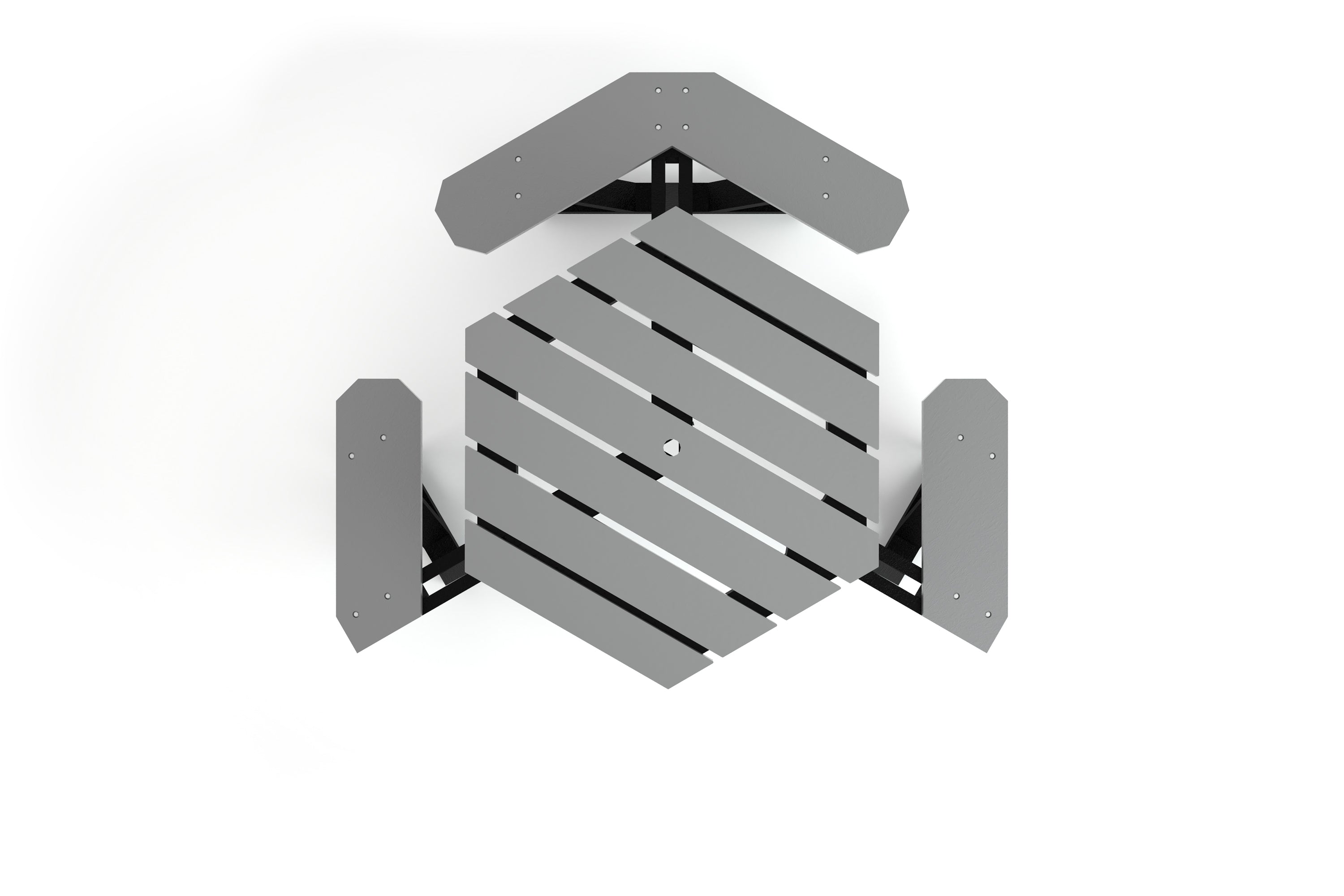 Hex Recycled Plastic Picnic Table | WillyGoat Playgrounds