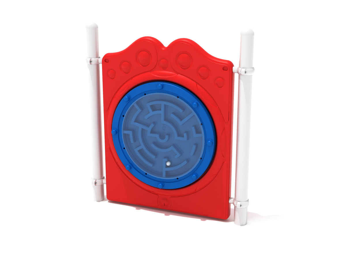 Freestanding Ball Maze Panel with Posts