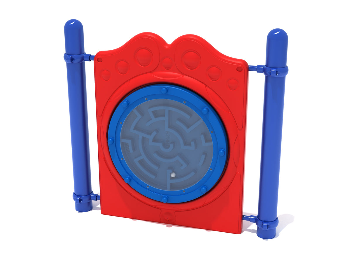 Freestanding Ball Maze Panel with Posts