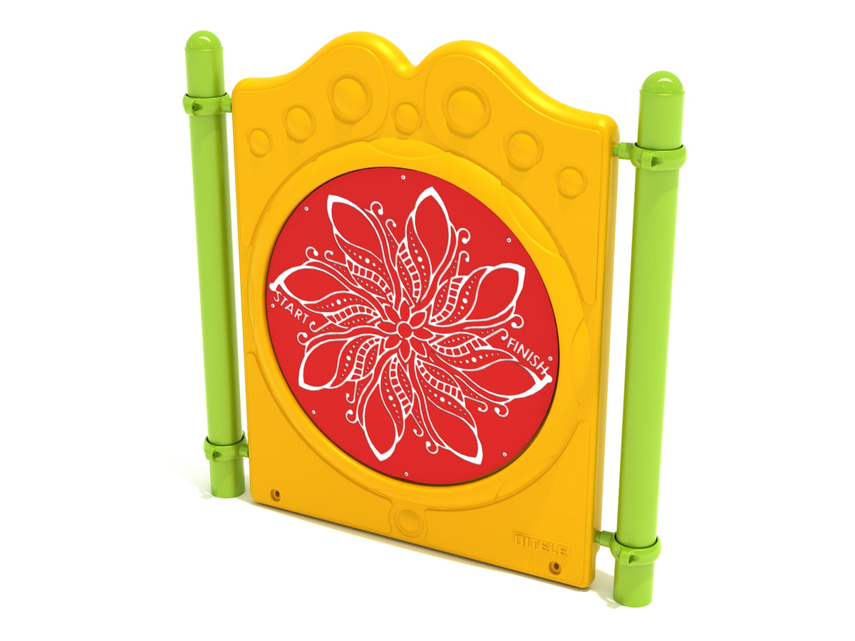 Freestanding Finger Maze Panel with Posts