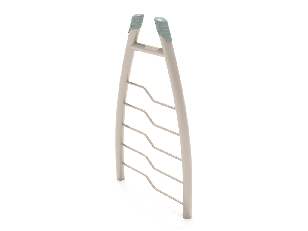 Post Ladder Rounded Curved Post Bent Rung Vertical Ladder | WillyGoat Playgrounds