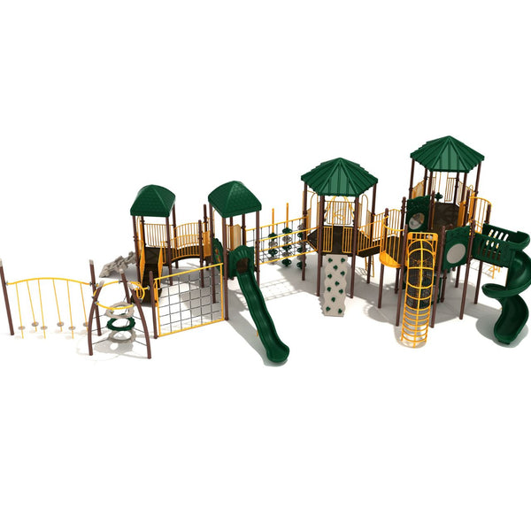 Saddlebrook wooden swing set online
