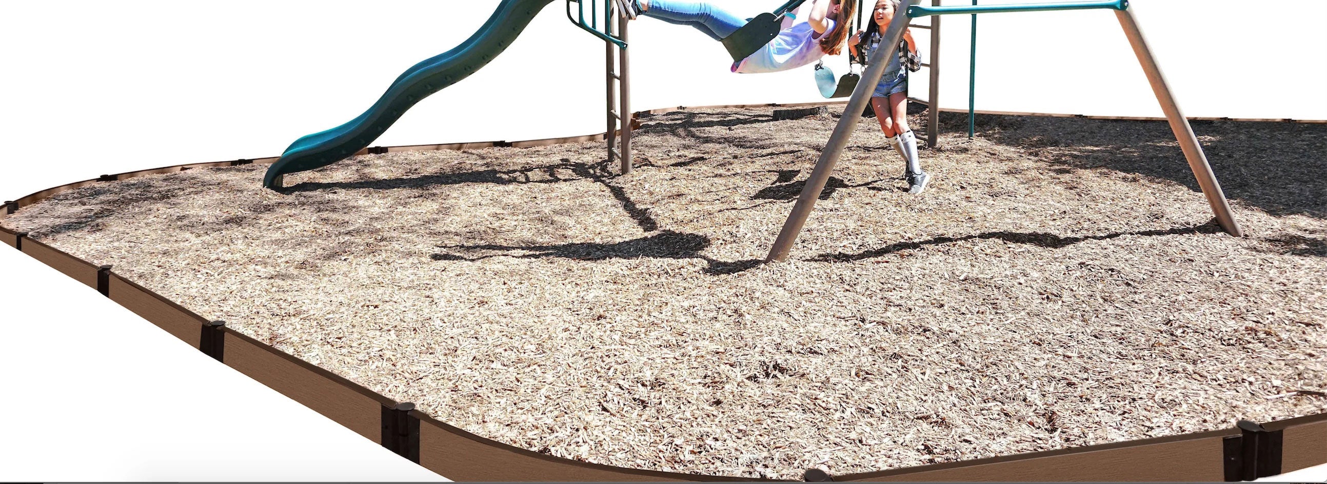 Tool-Free Classic Curved Playground Border