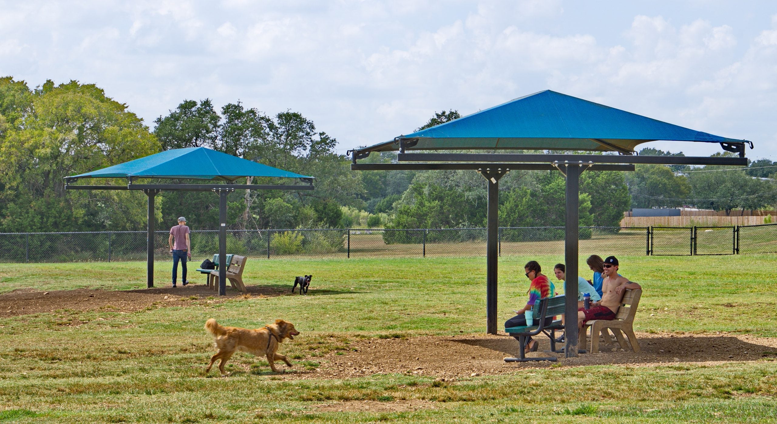 T-Post Hip Shade Structure