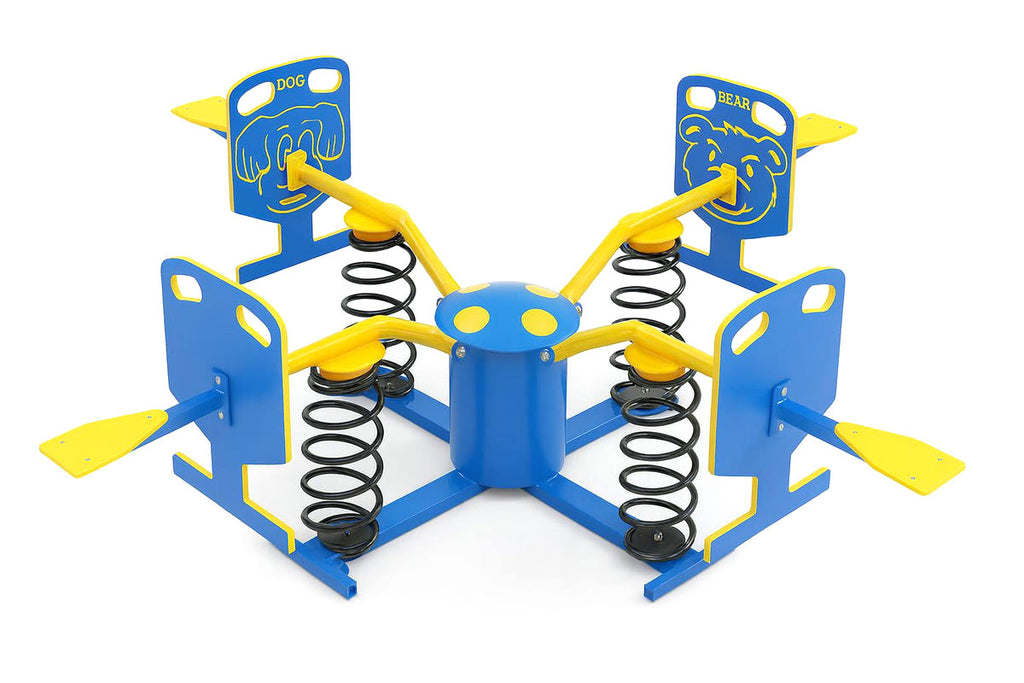 Animal Spring-About Multi-Person Spring Rider | WillyGoat Playgrounds