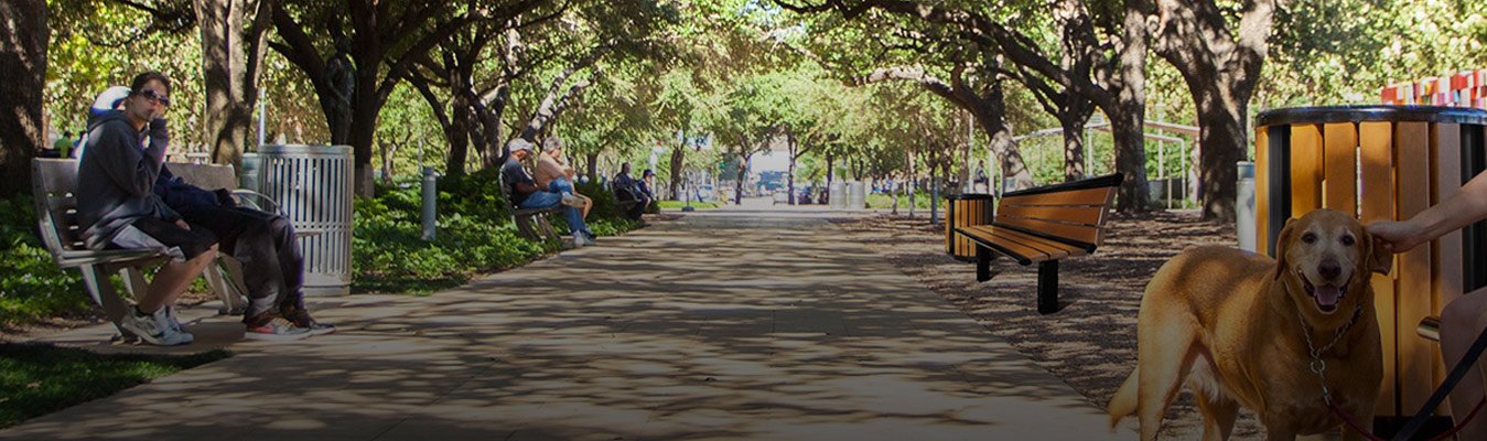 Park Benches, Picnic Tables, Trash Receptacles & More