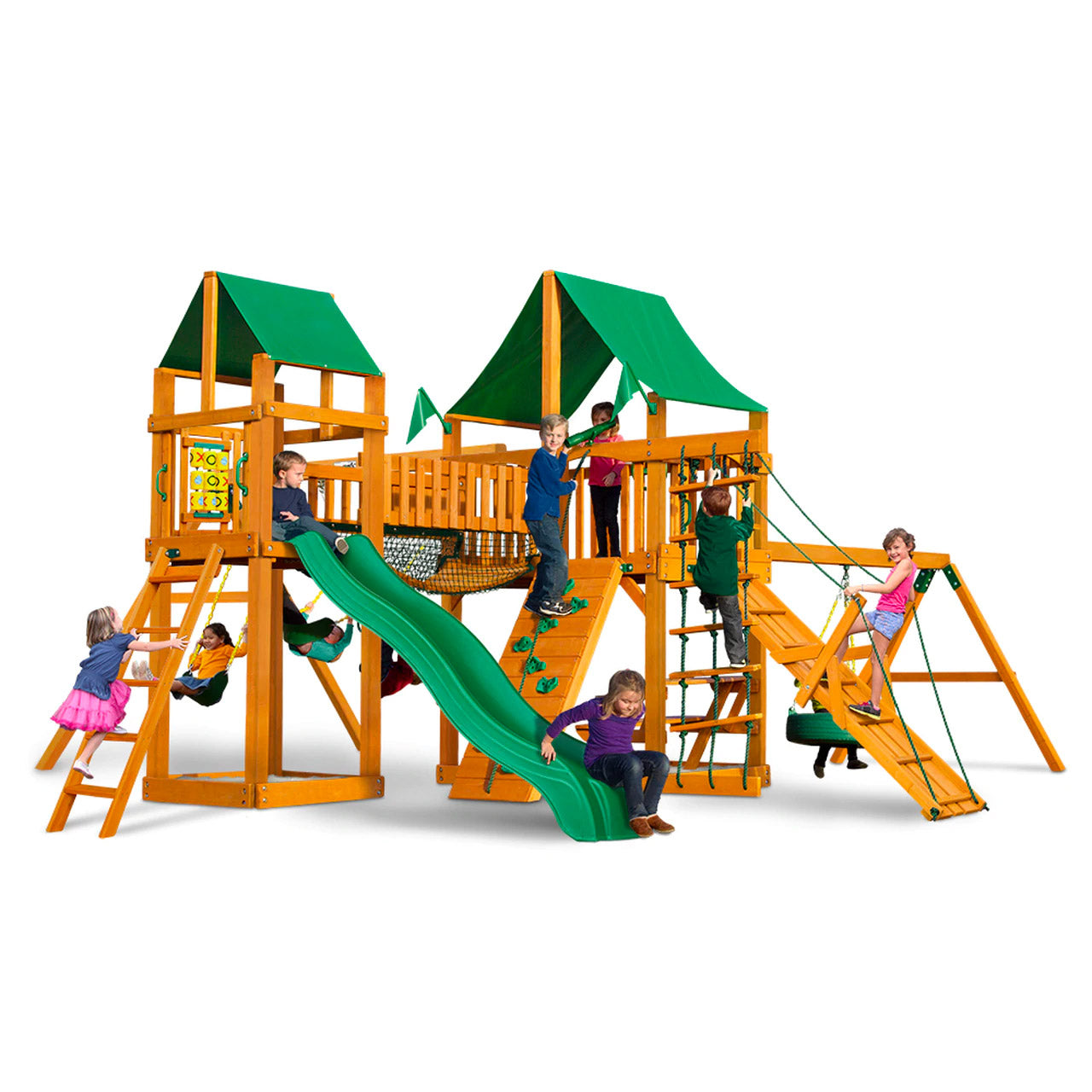 Pioneer Peak AP Wooden Swing Set