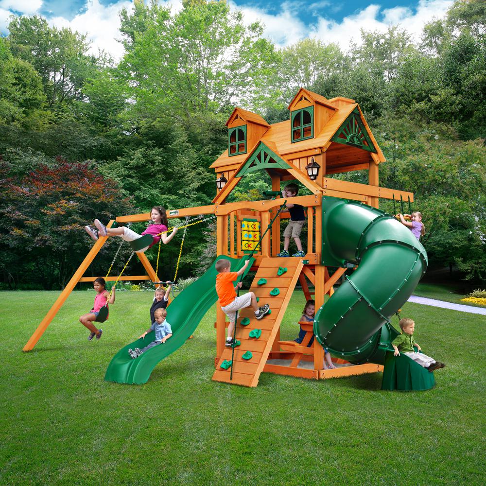 Mountaineer AP Wooden Swing Set | WillyGoat Playground & Park Equipment