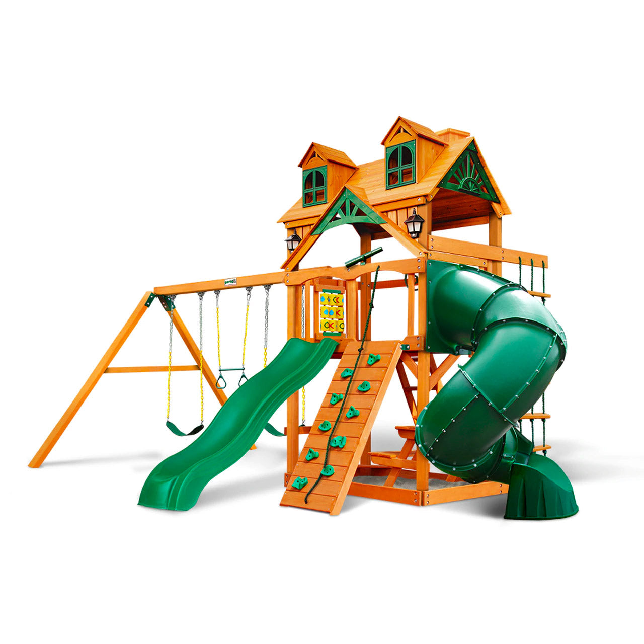 Mountaineer AP Wooden Swing Set | WillyGoat Playground & Park Equipment