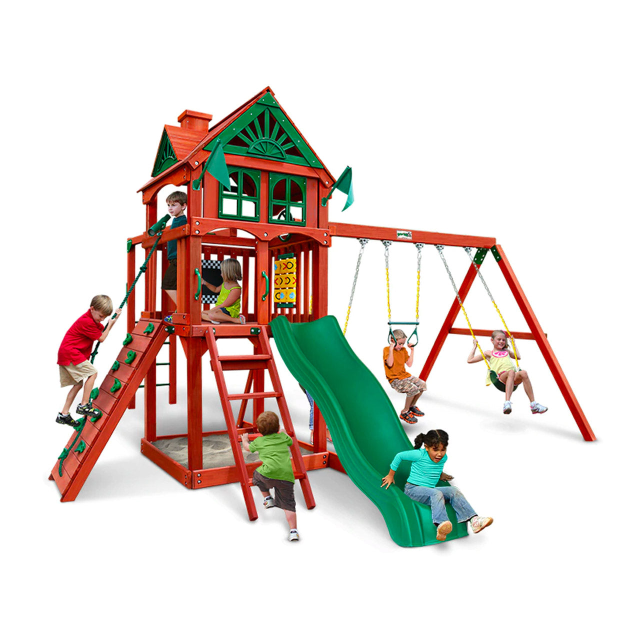 Wooden Swing Gorilla Playsets Sun Valley Ii Gorilla Sun Palace Ii