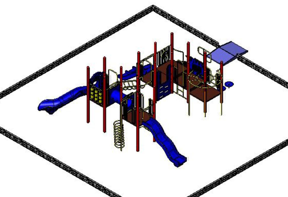 Congaree Triple Deck WillyGoat Playground | WillyGoat Playground & Park Equipment