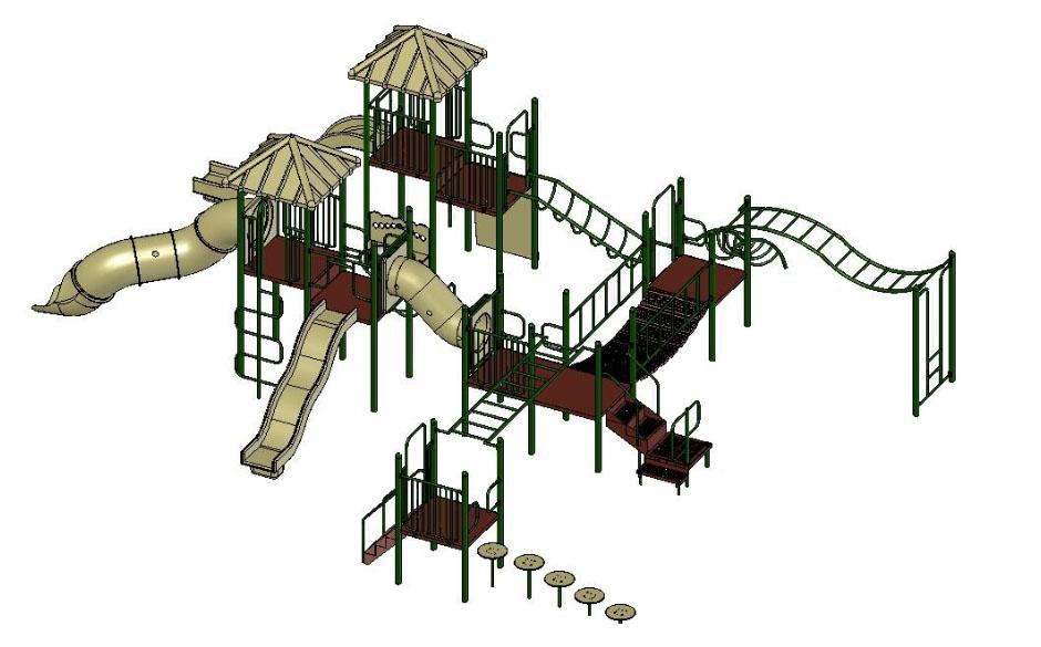 Bryce WillyGoat Playground Climber | WillyGoat Playground & Park Equipment