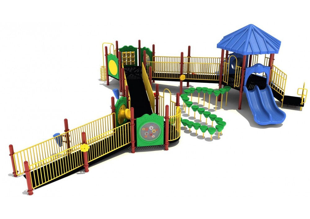 Charles Mound Fully Accessible Playground - 4.5 Inch Posts
