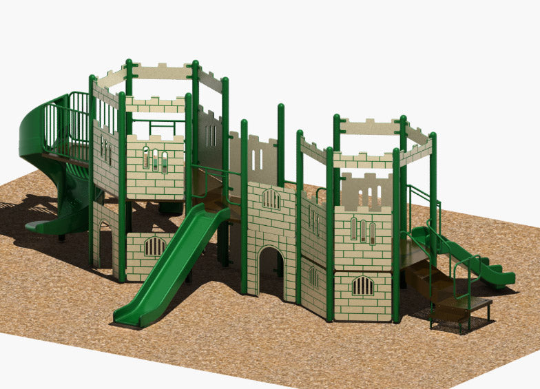 Castle Modular Playground - 3.5 Inch Posts