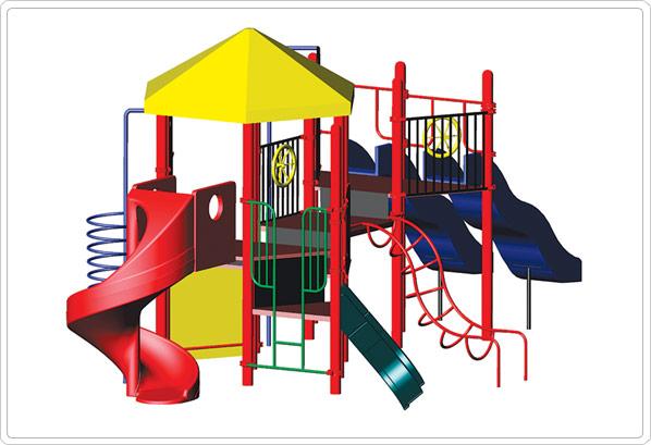 Christel Modular Playground - 3.5 Inch Posts
