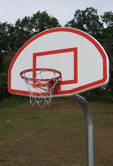 Heavy Duty Basketball Goal And 4.5 Inch Post - Aluminum Fan