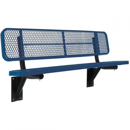 Extra Heavy-Duty Bench with Back | WillyGoat Playground & Park Equipment