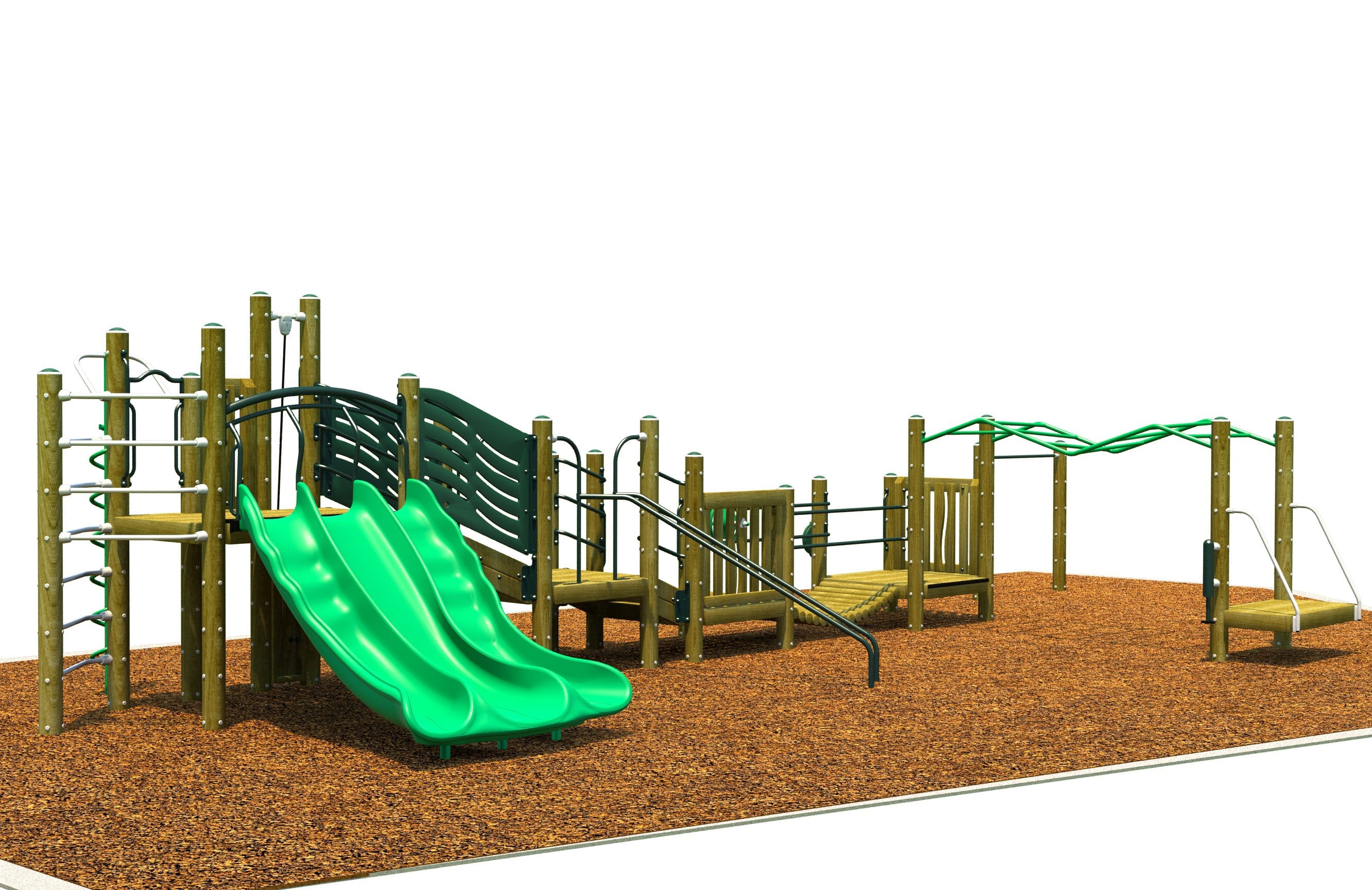 Everglade Play System Playground | WillyGoat Playground & Park Equipment