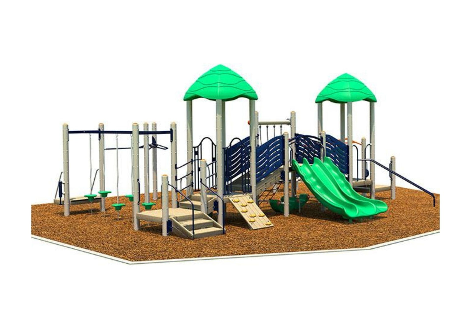 Floating Tunnel Bridge Play System - Commercial Playground Equipment, Pro  Playgrounds