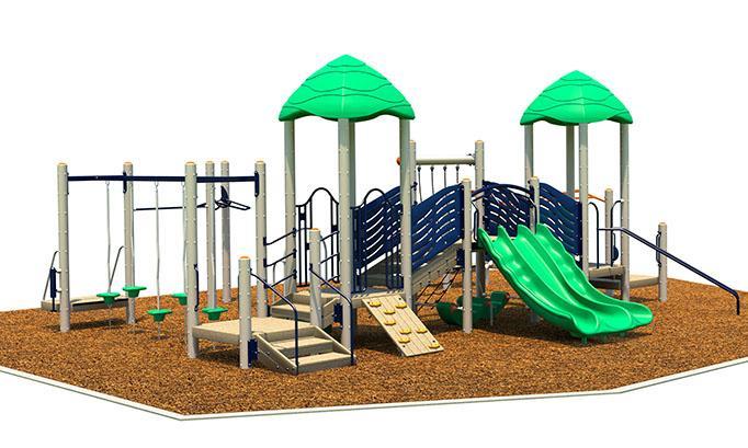 Bridge Station Play System Playground | WillyGoat Playground Equipment