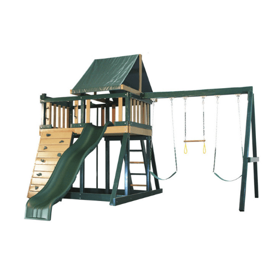 Congo Monkey Wooden Swing Set Design 1