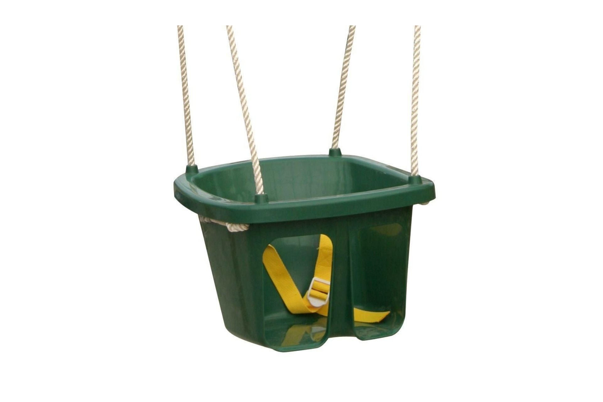 Green Infant Bucket Swing | WillyGoat Playgrounds