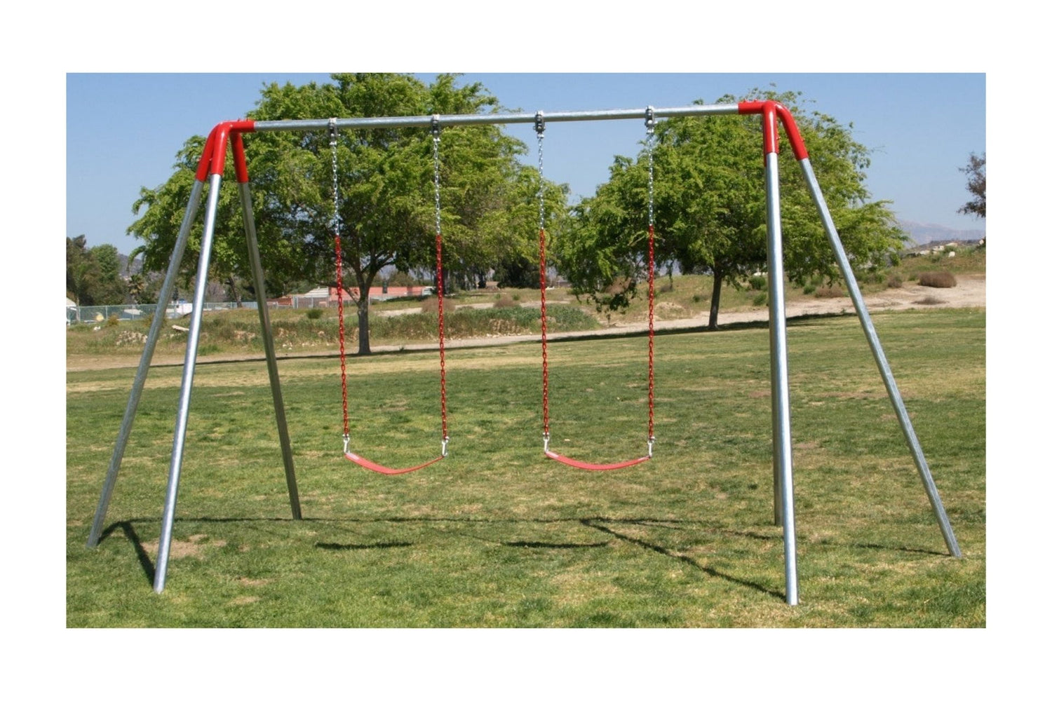 Heavy Duty Rubber Swing and Playground Mat Set of 10