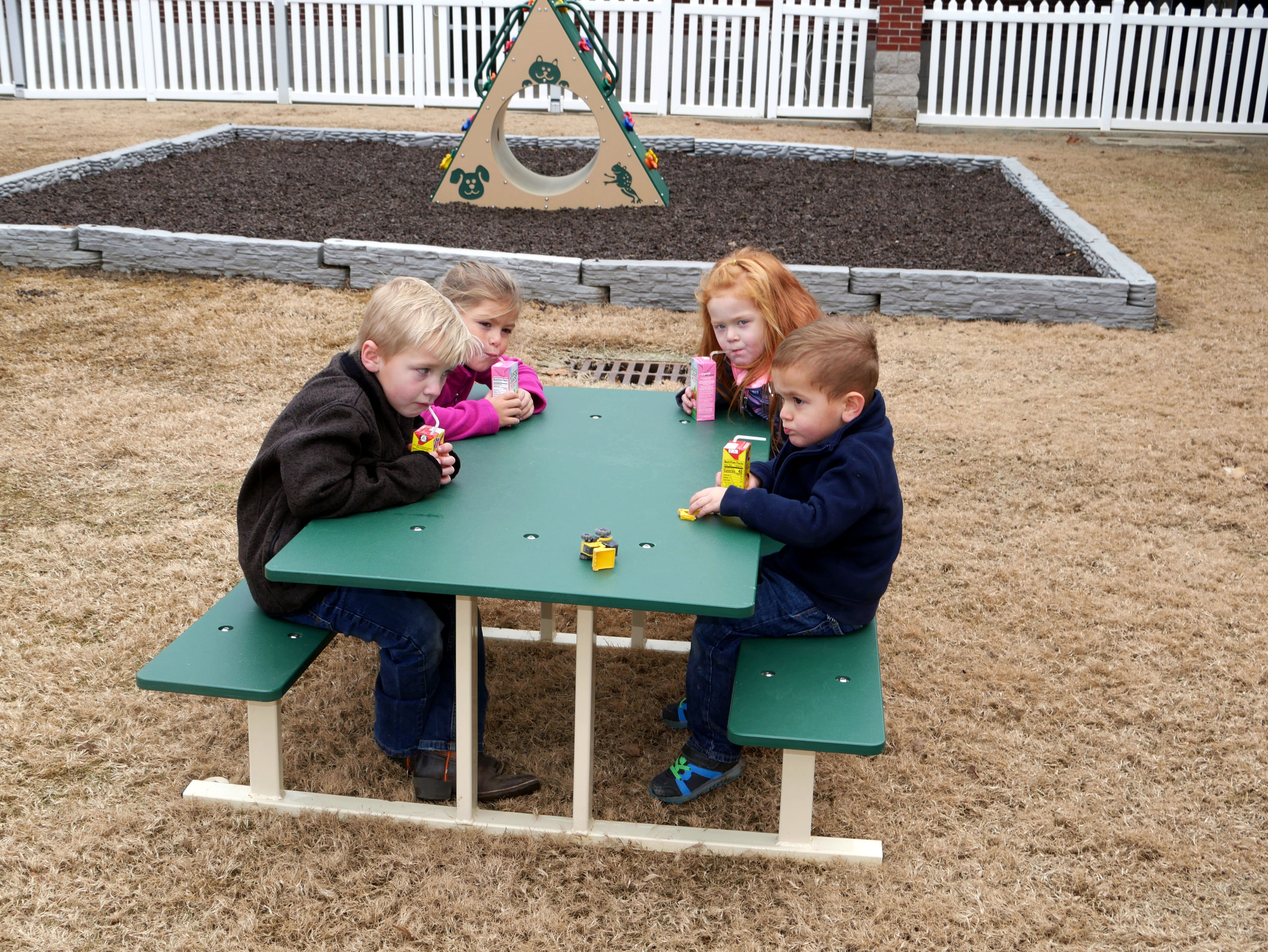 Preschool Picnic Table | WillyGoat Playgrounds