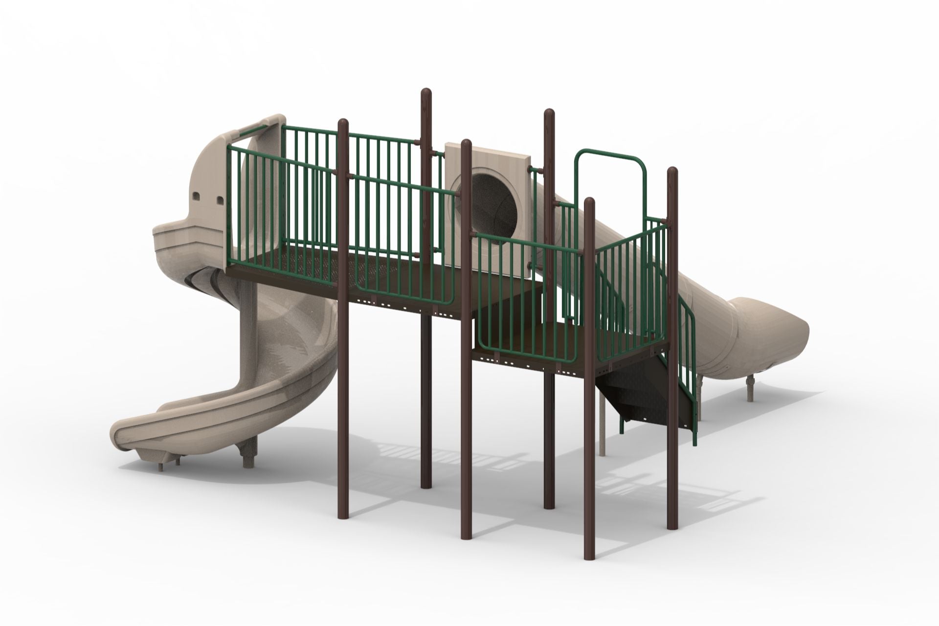Lassen WillyGoat Double Slide (6' Deck) WillyGoat Playgrounds