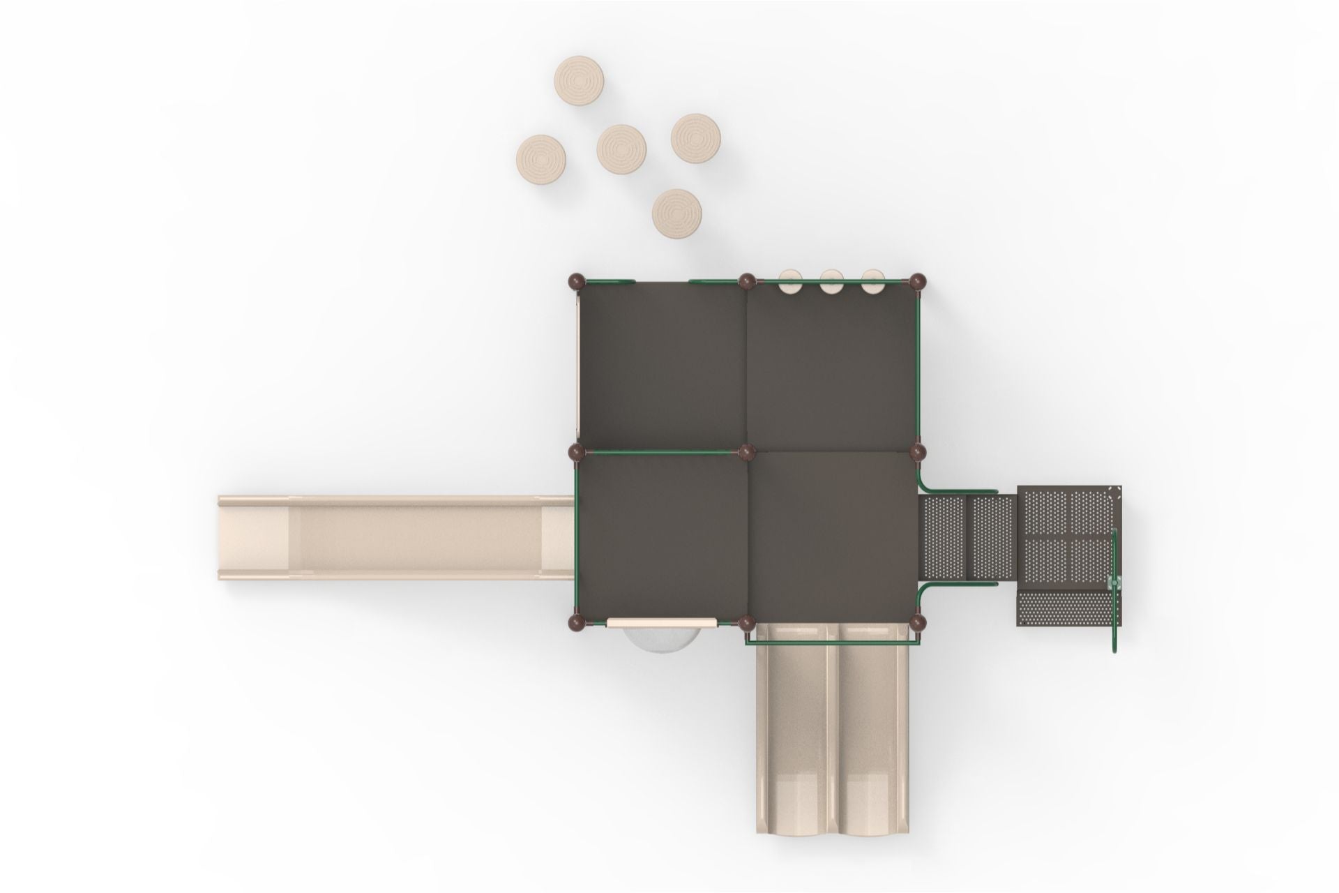 【PLAYGROUND】 KNOCK2 PG Knock2 Suede Brown – Front General Store