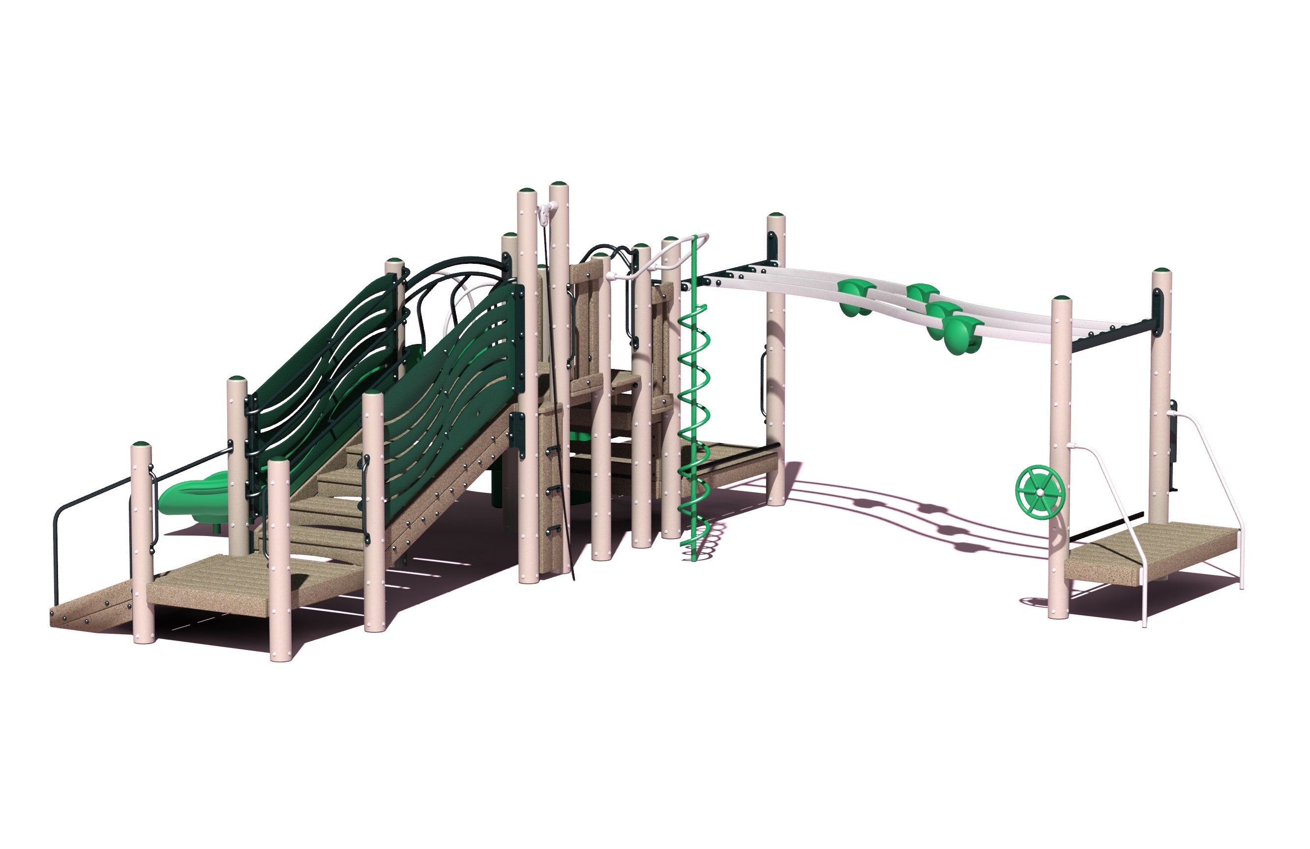Pinnacle Play System (Accessible) | WillyGoat Playground & Park Equipment