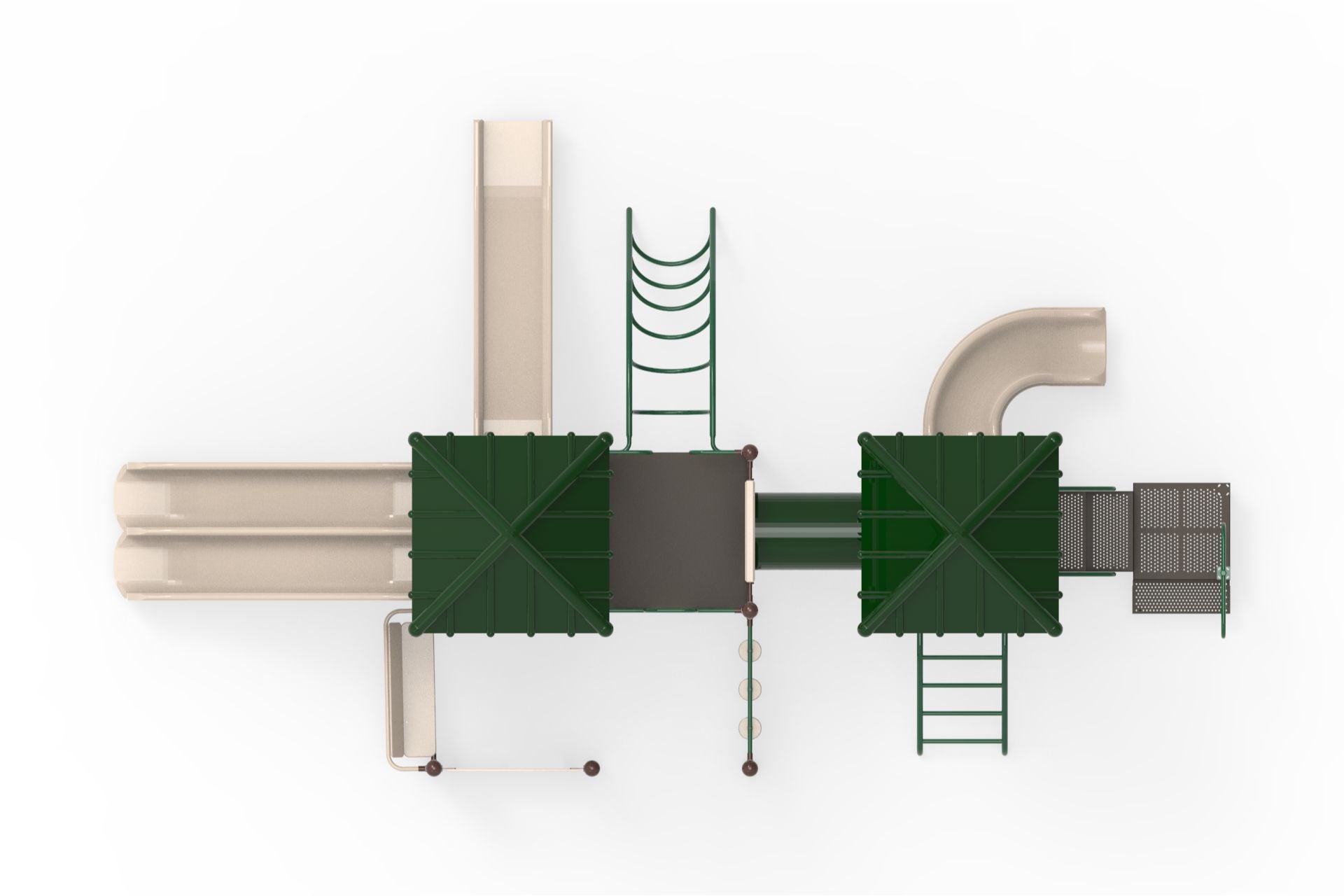 【新品未使用】Misha&Puff Pewter Playground 2y Zack Modular Playground | WillyGoat Playgrounds