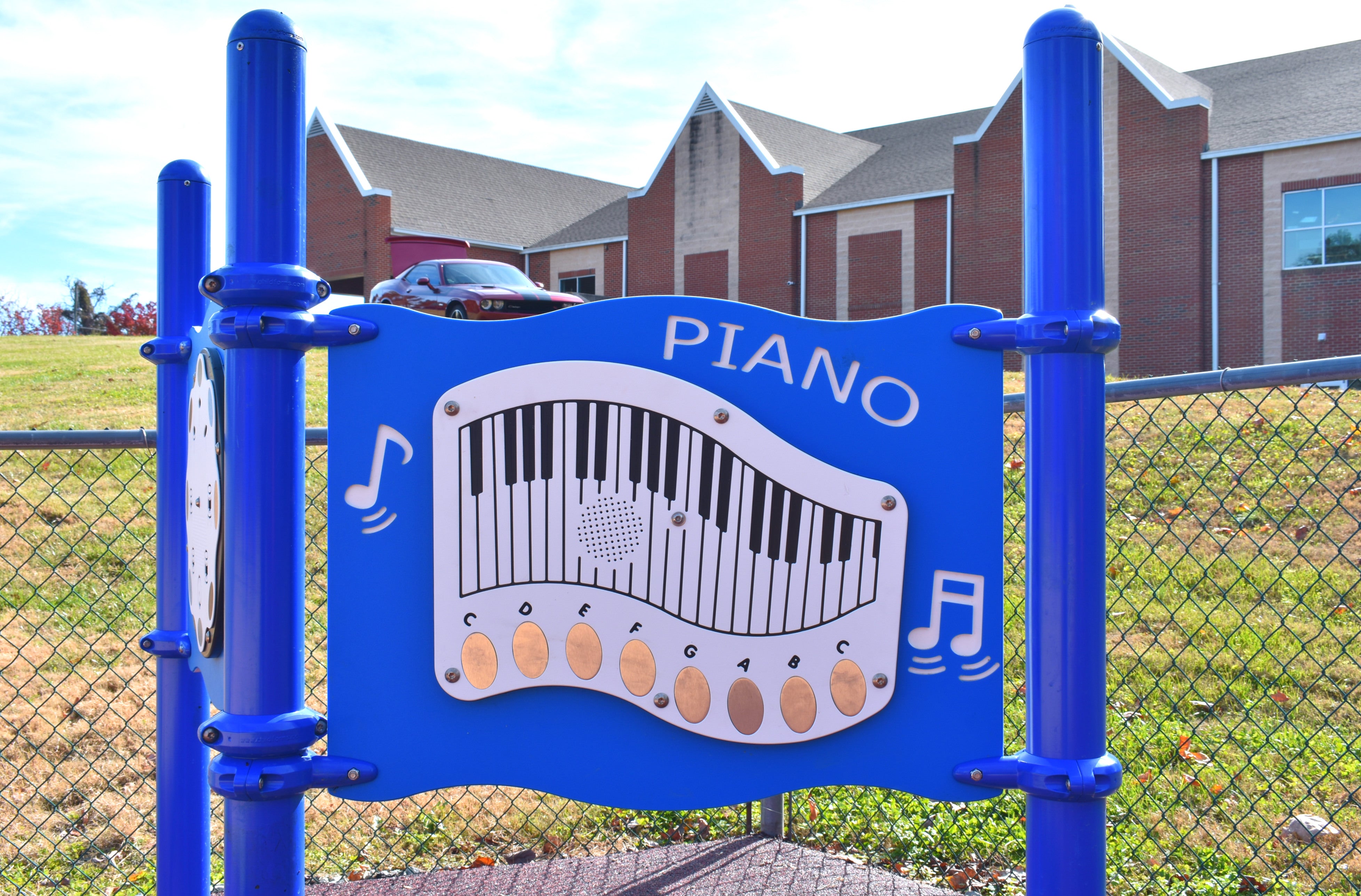 Piano Panel Interactive Music Station | WillyGoat Playground & Park Equipment