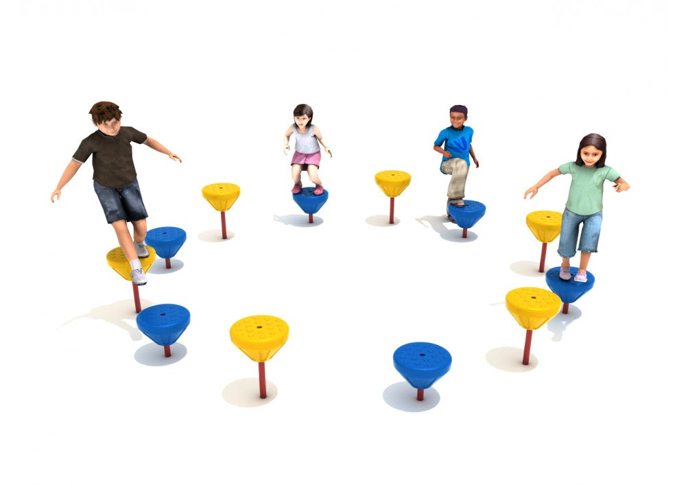 Pebble Path Pods Playground Section 12 Pods Primary Colors