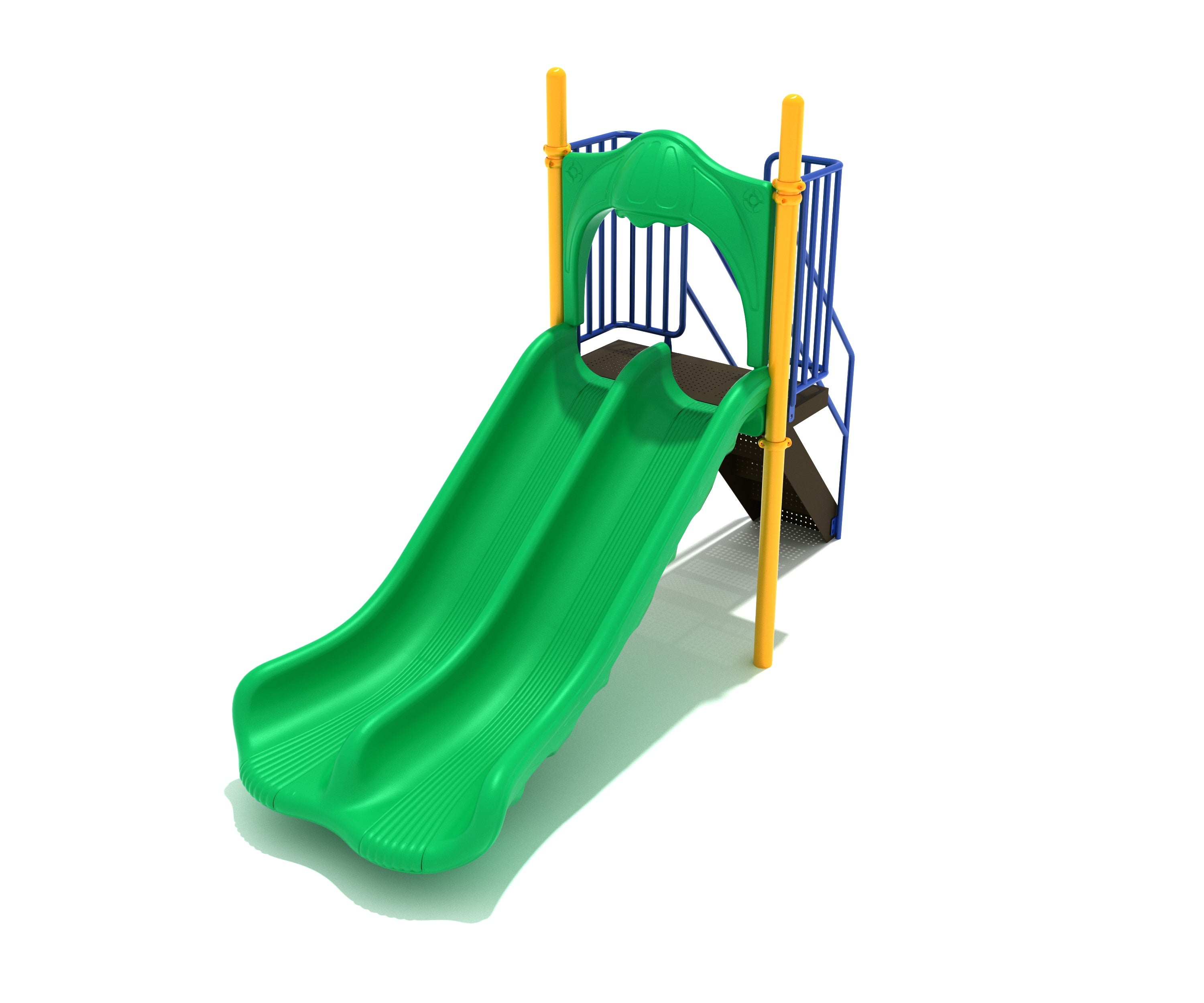 Double Straight Slide - 4 Foot Deck