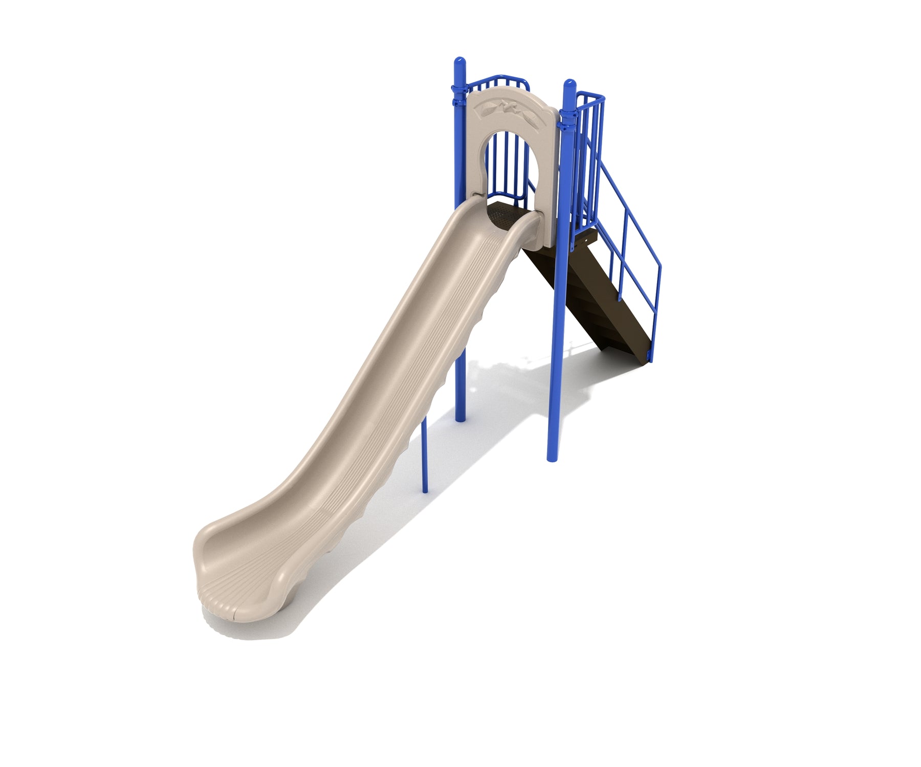 Single Piece Straight Slide 6 Foot Deck WillyGoat Playgrounds