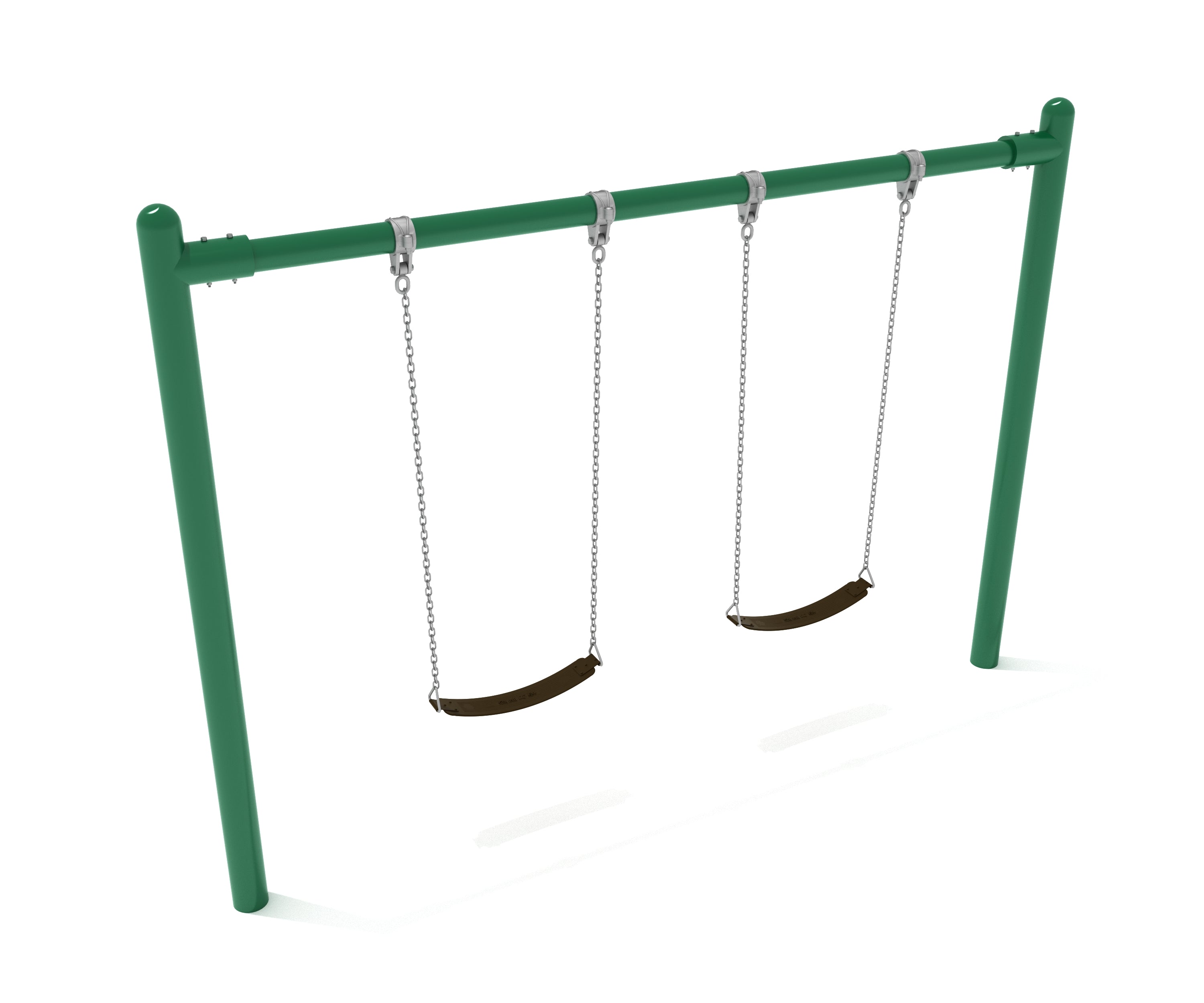 Single Post Swing 2 Seats - Rainforest Green Color