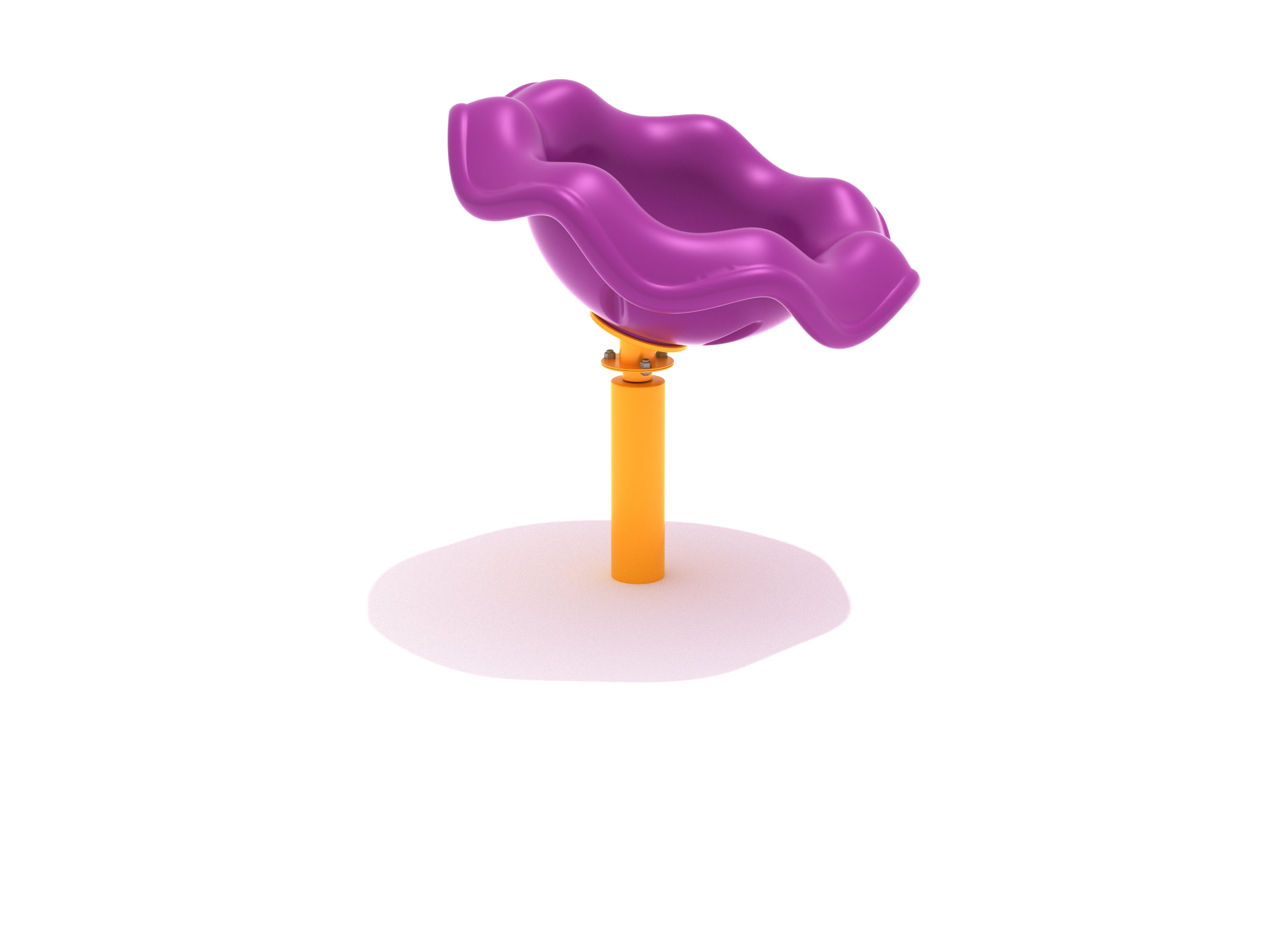 Sit N Spin Freestanding Play Event | Purple and Sun Burnt Yellow