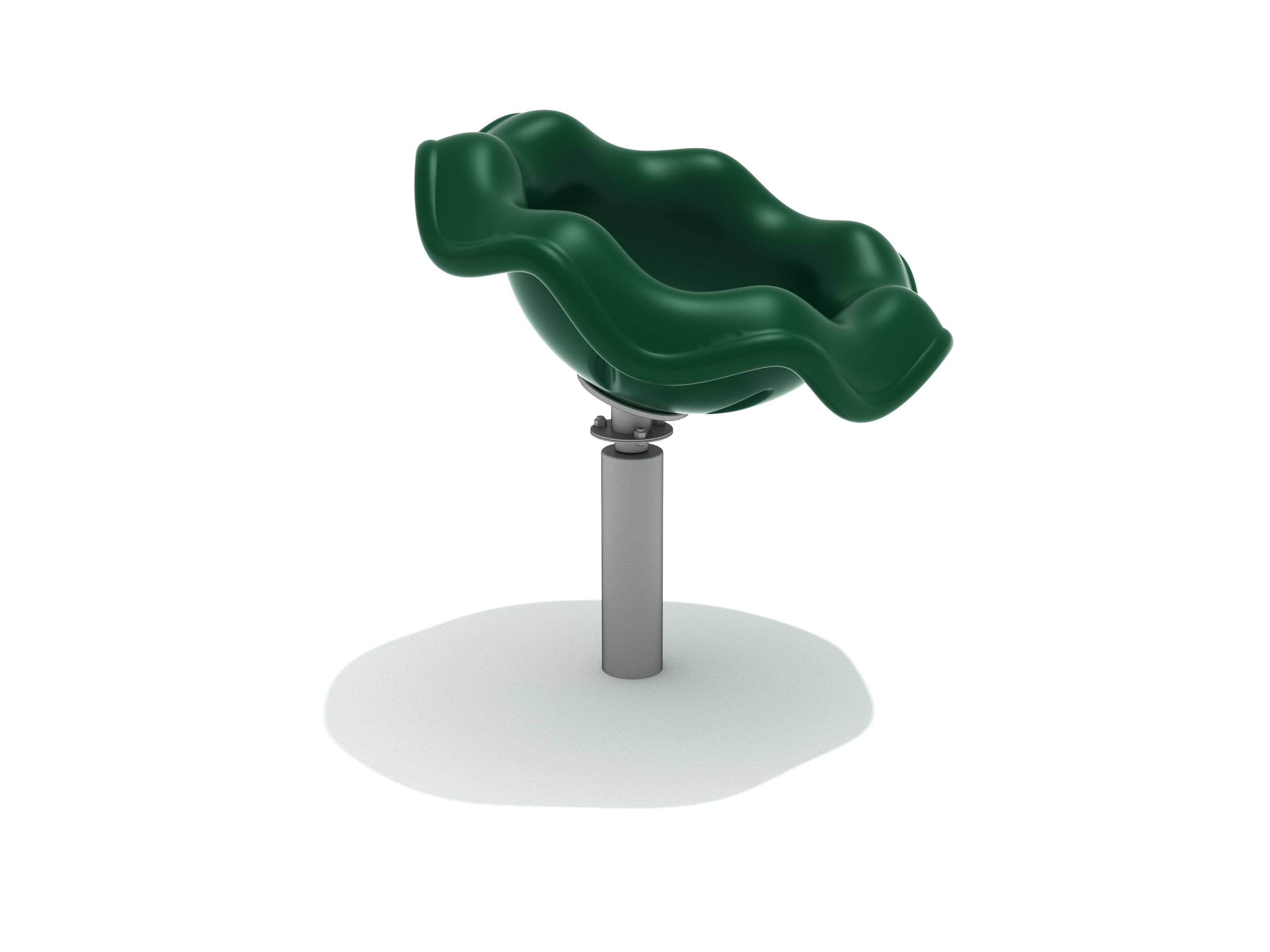 Sit N Spin Freestanding Play Event | Rainforest Green and Silver