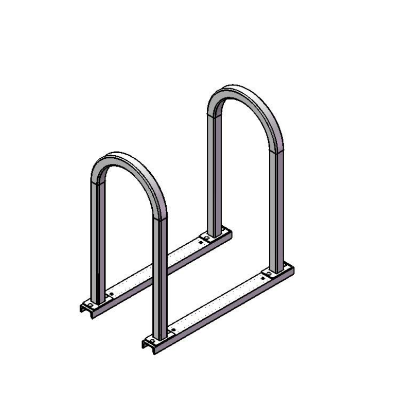 Inverted Bicycle Rack | WillyGoat Playground & Park Equipment