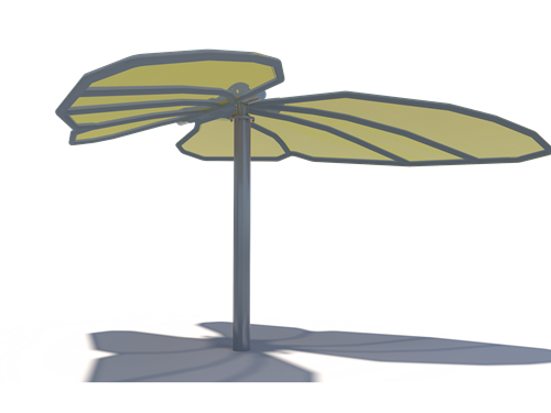 Butterfly Wings Down Shade Structure | WillyGoat Parks and Playgrounds