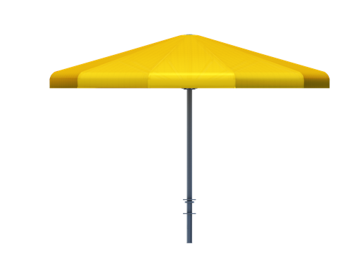 Coolbrella Single Post Umbrella Shade Structure | WillyGoat Parks and Playgrounds