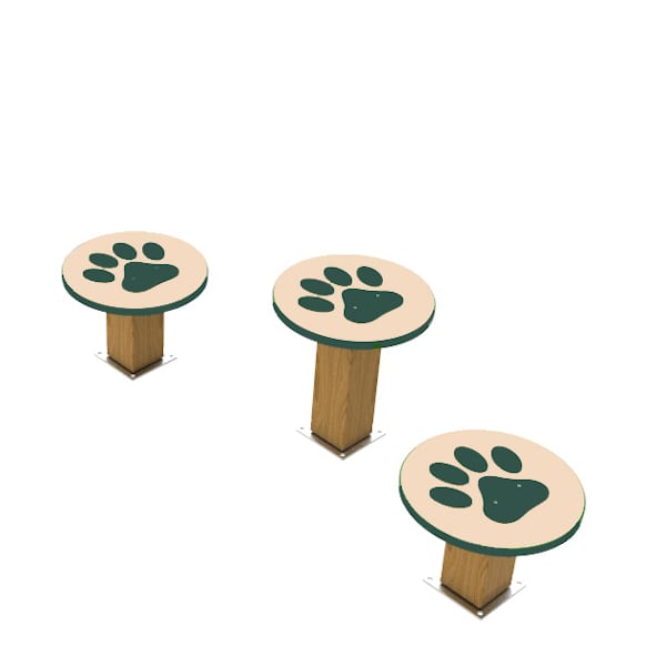 Recycled Stepping Paws