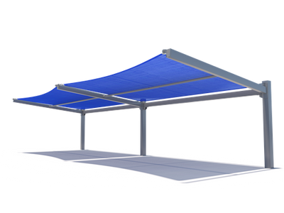 Cantilever Wing Cabled Shade Structure | WillyGoat Playgrounds