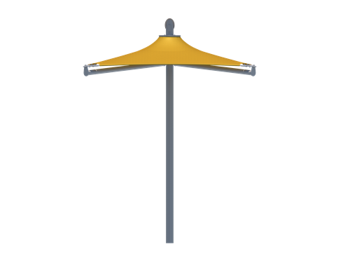 Solana Cantilever Single Post Shade Structure