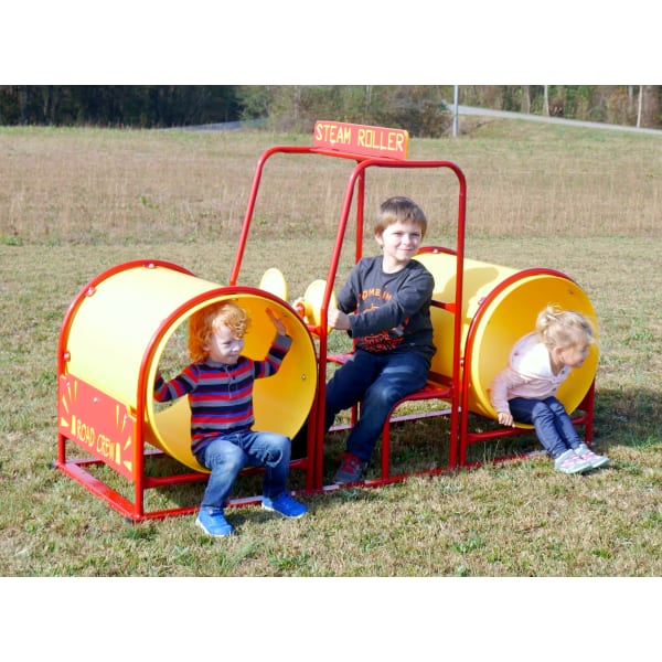 Steam Roller - Double Tunnel | WillyGoat Playground & Park Equipment